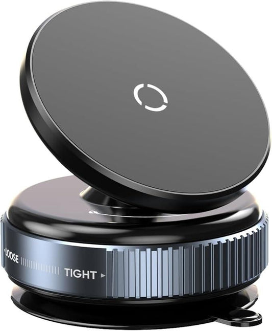 Magnetic Suction Phone Holder – Strong Grip, 360° Rotation & Sleek Design